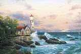 Thomas Kinkade - Beacon of hope painting